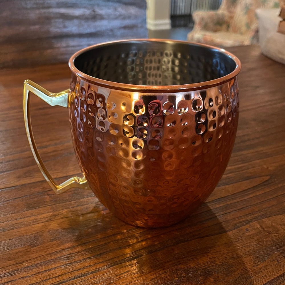 Oversized Moscow Mule Mug Party Size Extra Large 9” Ice Bucket Shot Glass